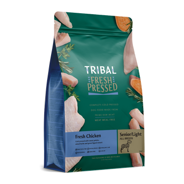 Tribal Fresh Pressed Complete Fresh Chicken Senior/Light Dry Dog Food - 2.5kg